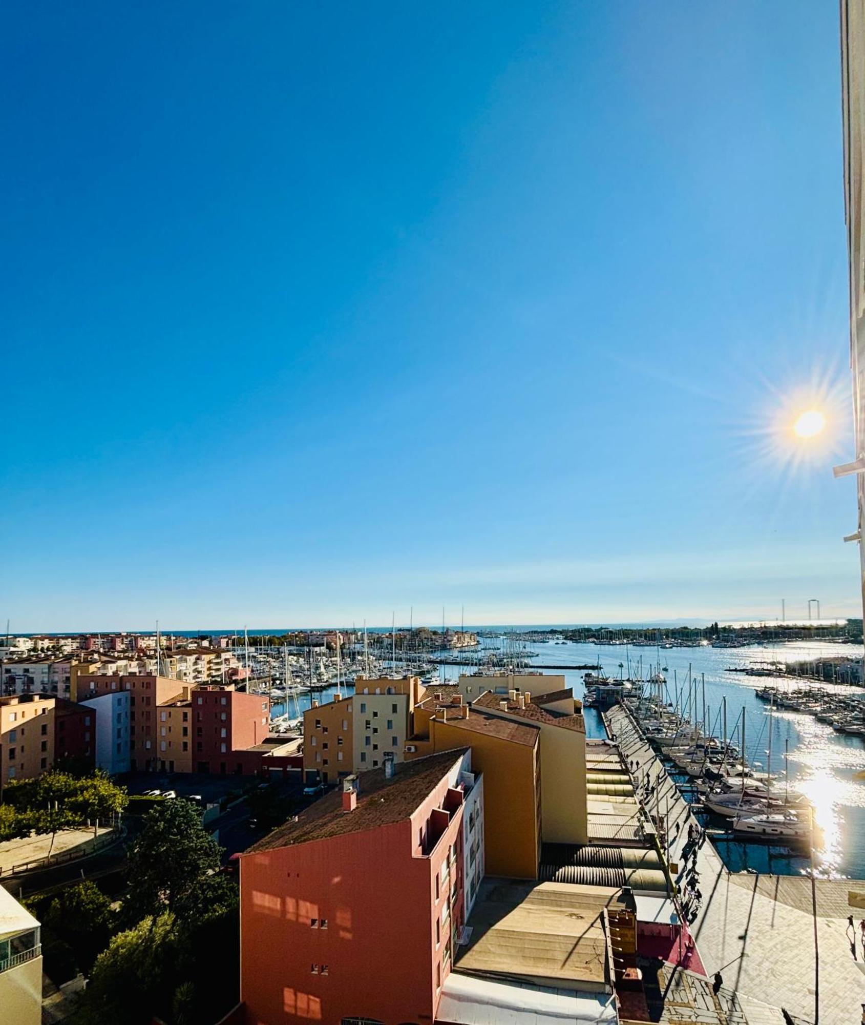 アグドCentre Port,Vue Panoramique,Clim,Balcon,Wifiアパートメント エクステリア 写真